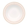 The Samarkand bone china collection by Villeroy & Boch combines stylish, exotic elements with timeless elegance. Precious golden bands and chains decorate this pure white bone china pattern. Warm ivory tones add a harmonious touch. Mix and match with coordinating Mosaic-designed pieces for a look that is truly your own.