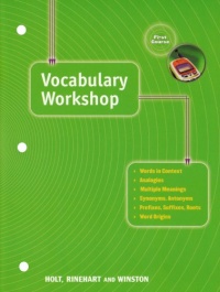 Holt Traditions Vocabulary Workshop: Vocab Workshop Grade 7 (Elements of Language)