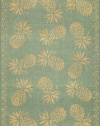 Tommy Bahama Rugs Thatcher Pineapple Aqua Indoor / Outdoor Rug Runner 1'11 x 7'6