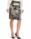 Calvin Klein Women's Printed Pencil Skirt