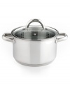 Let's get back to the basics! Equip your kitchen with a quality pot perfect for steaming, simmering, sauteing and so much more. Crafted from stainless steel, this pot features a steamer insert that expertly prepares seafood, veggies and other meal faves. A truly versatile construction lets this steamer double as a soup pot. Limited lifetime warranty.