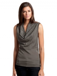 GUESS by Marciano Parker Polka Dot Cowl Top, MULTICOLORED (XS)