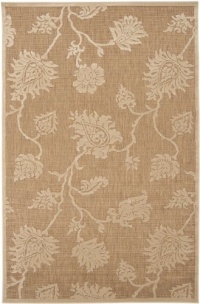 Area Rug 7x7 Square Indoor/Outdoor Natural-Ivory Color - Surya Portera Rug from RugPal