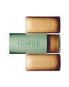 Clinique Clinique Three Little Soaps with Travel Dish Oily Skin Formula