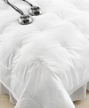 Customize your comfort with Sunbeam's Tweed heated comforter, featuring an exclusive wiring system that senses and adjusts throughout the blanket for optimum warmth. Also boasts two layers of hypoallergenic fill tucked within a pure cotton cover. Pair with a duvet cover that features button or tie closure.