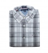 Tommy Hilfiger Men Custom Fit Plaid Short Sleeve Logo Shirt