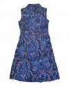 Tommy Hilfiger Women Fashion Sleeveless Bow Tie Floral Printed Dress