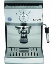 KRUPS XP5240 Pump Espresso Machine with Krups Precise Tamp Technology and Stainless Steel, Silver