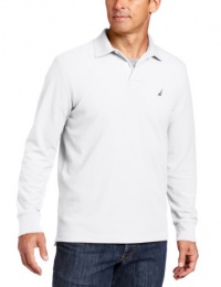 Nautica Men's Nantucket Long Sleeve Deck Polo Shirt