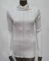 T Los Angeles womens ribbed long sleeve turtleneck top