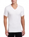 Calvin Klein Men's Prostretch Slim Fit V-Neck Tee, White, Large