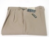 Ralph Lauren Mens Double Pleated Tan Wool Dress Pants