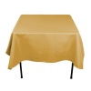 70 in. Square Polyester Tablecloth Copper