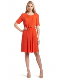 BCBGMAXAZRIA Women's Karia 3/4 Dolman Sleeve Dress