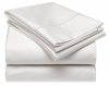 Renaissance Collection 600 Thread-Count Solid King Pillow Case Set, White