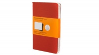 Cahier Pocket Ruled Red Cover