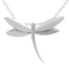 Sterling Silver Polished Dragonfly Pendant