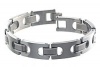 Dolan Bullock Tuscany Steel, Titanium & 18k Gold Bracelet