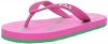 Polo by Ralph Lauren Amino Flip Flop (Toddler/Little Kid/Big Kid),Hot Pink/Green,9 M US Toddler