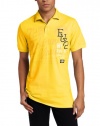 ecko unltd. Men's EU 72 Cascading Logo Polo