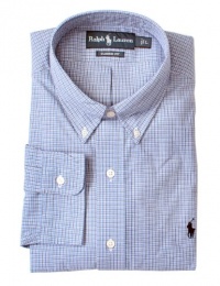 Polo Ralph Lauren Classic-Fit Double Check Button Down Poplin