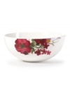 Fresh and romantic, Mikasa's pretty Garden Palette Bouquet vegetable bowl boasts watercolor florals grounded in sleek white porcelain for every day.