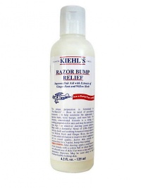 This unique preparation is formulated for Post-Shavers -- those in need of post-shaving treatments -- to help minimize the appearance of ingrown hairs, razor bumps and razor burn. Our versatile, concentrated formula is a strong, yet soothing preparation for skin and may be used on face, neck, legs-- or wherever shaving causes irritation. 