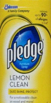 pledge Wood Polish, Lemon, 5.5 Ounce (Pack of 8)