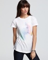 This WILDFOX tee is horsing around--a rainbow graphic makes a delightfully fun statement on a white backdrop.