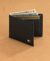 Smooth leather and fine details make this slim passcase wallet a must-have for any guy.