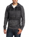 Marc Ecko Cut & Sew Men's Stripe Marled Hoody