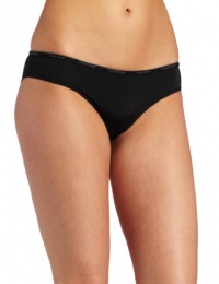 ck one Women's Microfiber Hipkini, Black, Large