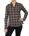 Women's James Perse Tomboy Country Plaid Shirt in Surplus Size 3/M