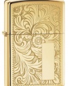 Zippo Lighter High Polish Brass Venetian