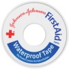 Johnson and Johnson Red Cross Waterproof First Aid Tape 1/2 Inch X 10 Yards (Pack of 3)