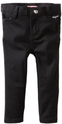 Baby Phat - Kids Baby-girls Infant Colored Twill Jean, Black, 18