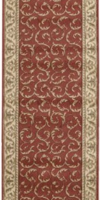 Nourison Zanibar Traditional Floral Brown 5.6-Feet Diameter Polyacrylic Area Rug