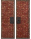 Uttermost 37-Inch by 13-Inch Red Door Panels Art, Set of 2