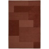 Calvin Klein Bowery GRID Rectangle Rug, Paprika, 7.9-Feet by 10.10-Feet