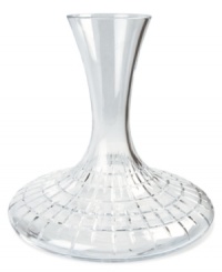 With a classic linear cut in striking crystal, the handcrafted Cocktail Party wine decanter creates a stir with sophisticated Lauren Ralph Lauren style.