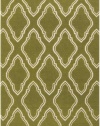 Area Rug 2x3 Rectangle Transitional Olive Color - Surya Fallon Rug from RugPal