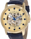 Stuhrling Original Men's 107D.3335C31 Classic Helios Automatic Skeleton Blue Watch