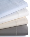 The ultimate in luxury. Featuring high quality, ultra-fine MicroCotton® threads for greater breathability, luster and launderability, the Hotel Collection 700 thread count fitted sheet is utterly sumptuous. Woven in a luxe, 700 thread count for an even softer feel and lasting refinement. Features woven jacquard stripes.