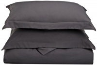 Clara Clark 1500 Series Duvet Cover Full Queen Size, Charcoal Gray