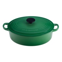 Le Creuset Enameled Cast-Iron 3-1/2-Quart Oval Wide French Oven-Fennel