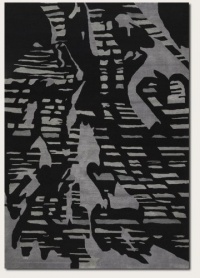 Couristan 1478/0804 Rythmia Shadows/Black-Grey 8-Feet by 11-Feet Rug