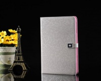 iPad Mini Fashionable Diamond Pattern Leather Flip Case Cover For iPad Mini Item G