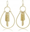 Kenneth Cole New York Urban Desert Gold-Tone Bar and Orbital Drop Earrings