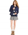 Bold trims punctuate the classic, quilted style of this lightweight jacket from Tommy Girl -- a perfect layer for fall!