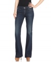 With an on-trend flared leg, these GUESS? Brittney jeans are perfect for the season's '70s vibe!